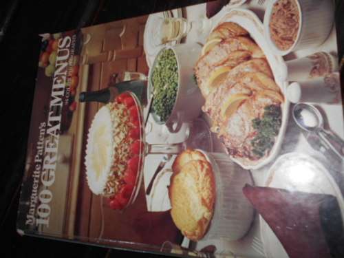 MARGUERITE PATTEN - 100 GREAT MENUS - COLOUR ILLUS -  DOLPHIN PRESS  HARDBACK 1973