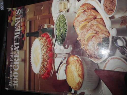 MARGUERITE PATTEN - 100 GREAT MENUS - COLOUR ILLUS -  DOLPHIN PRESS  HARDBACK 1973
