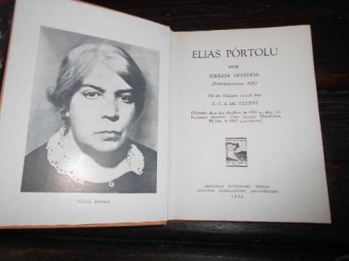ELIAS PORTOLU - GRAZIA DELEDDA -   CGS DE VILLIERS vertaling 1950