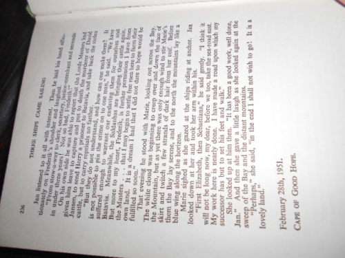 THREE SHIPS CAME SAILING -  NK LOCK - TIMMINS 1951