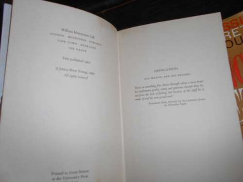 JESSICA BRETT YOUNG - FRANCIS BRETT YOUNG -  Autographed 1967