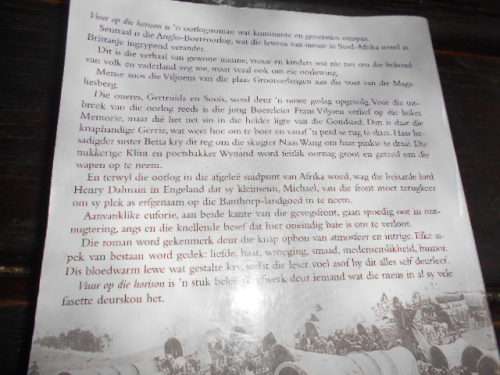 ENGELA VAN ROOYEN - VUUR OP DIE HORISON  -  Tafelberg sagteband 2000 ed.