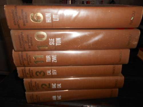 SESA - STANDARD ENCYCLOPAEDIA OF SOUTHERN AFRICA  -  6 OUT OF 12 VOLUMES