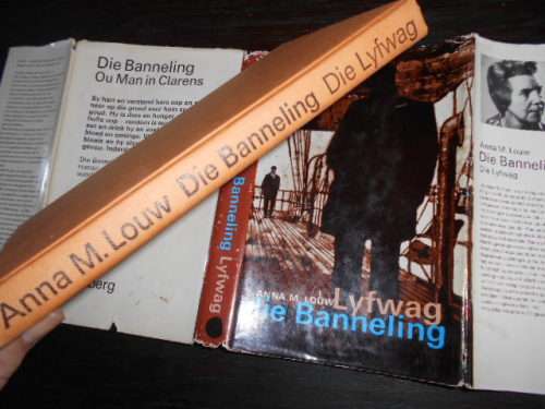 ANNA M LOUW -  DIE BANNELING.. DIE LYFWAG Tafelberg 1964 (Reisboek Paul Kruger)