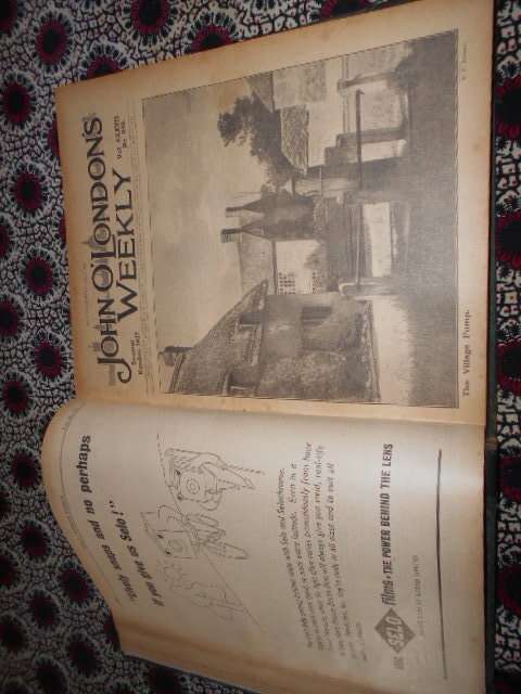 JOHN O`LONDONS WEEKLY-  ONE BINDED VOLUME XXXVII  FROM JUNE - OCT 1937 (Old Literary newspapers)