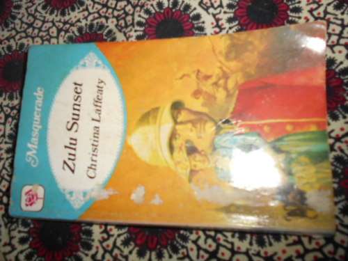CHRISTINA  LAFFEATY - MASQUERADE ZULU SUNSET 1980 Mills and Boon collective softback