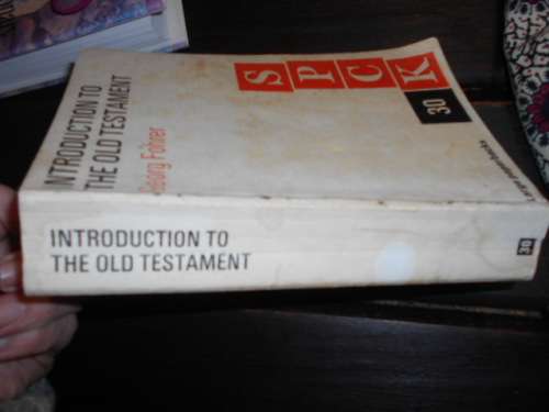 INTRODUCTION TO THE OLD TESTAMENT Fohrer, Georg  Published by SPCK 1968