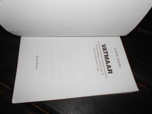 VATMAAR -  AHM SCHOLTZ - Bekroon met Eugene Marais prys