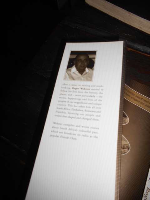 ROGER WEBSTER - The Illust At The Fireside: True Southern African Stories rare 1st ed 2003