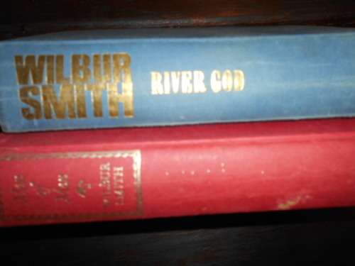 2 WILBUR SMITH   -   MEN OF MEN 1981 and RIVER GOD BCA -  HARDBACK BOOKS