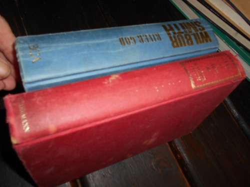 2 WILBUR SMITH   -   MEN OF MEN 1981 and RIVER GOD BCA -  HARDBACK BOOKS