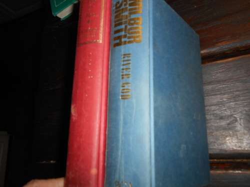 2 WILBUR SMITH   -   MEN OF MEN 1981 and RIVER GOD BCA -  HARDBACK BOOKS
