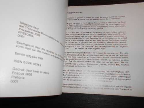 Pilgrim`s Rest : A Pictorial History/ Geskiedenis In Beeld met los Stappergids