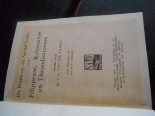 Briewe van Apostel Paulus aan Philippense, Kolossense en Thessalonicense