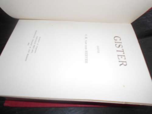 GISTER deur CM van den Heever - 1941 rare rooi storieboek