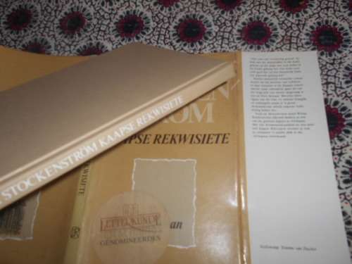 KAAPSE REKWISIETE -  WILNA STOCKENSTROM - 1987 Eerste ed met stofomslag