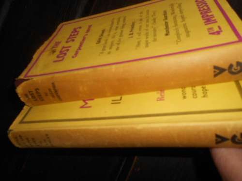 2 Gollantz novel books - I will lift up mine eyes 1954 & Lost steps 1956