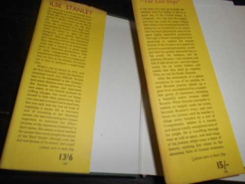 2 Gollantz novel books - I will lift up mine eyes 1954 & Lost steps 1956