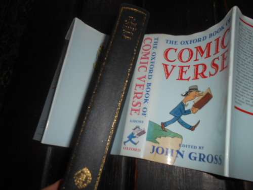 COMIC VERSE - John Gross - Oxford 1994 ed hardb & dustc