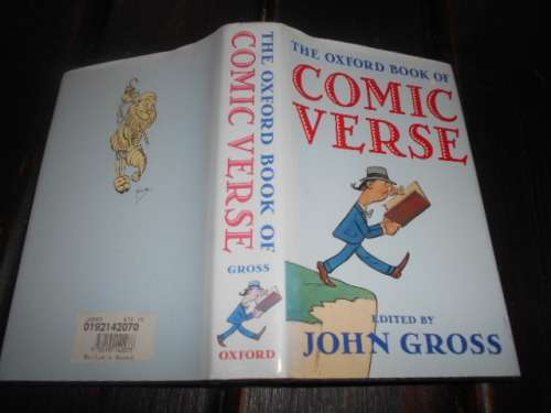 COMIC VERSE - John Gross - Oxford 1994 ed hardb & dustc