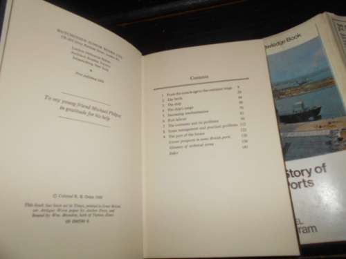 Colonel RB Oram - The story of our ports - Hutchinson 1969  illus hardb & dustc