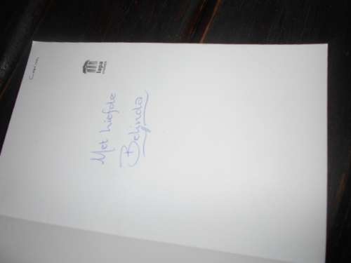 MY PAD MET ENGELA - BELINDA BRAS-NEL LAPA 2011 SAGTEBAND AUTOGRAPHED