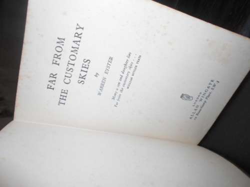 WARREN EYSTER -  FAR FROM THE CUSTOMARY SKIES - 1954 ALLAN WINGATE