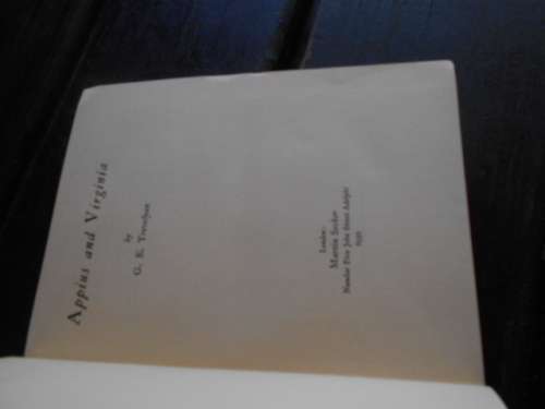 Appius & Virginia G.E. Trevelyan  (story of ape raised as human baby)  Martin Secker 1932 hardback