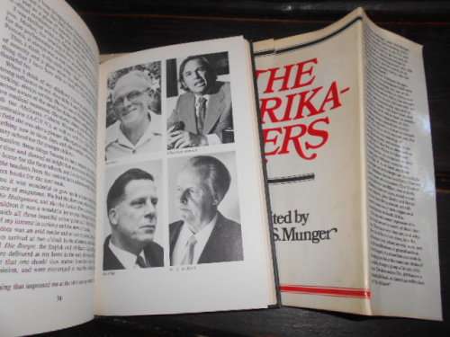 The Afrikaners Munger, Edwin S. (ed) dark hardback with dustcover 1979 1st ed