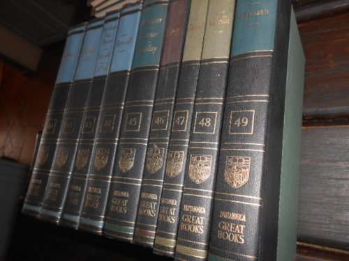 9  NINE  volumes  1952 Britannica Great Books:  of the Western World  -  Vol 40 to 49 (not 42)