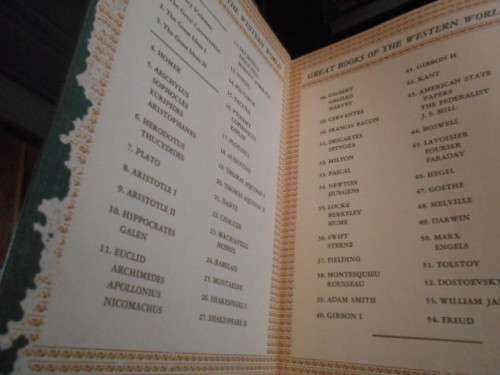 9  NINE  volumes  1952 Britannica Great Books:  of the Western World  -  Vol 40 to 49 (not 42)