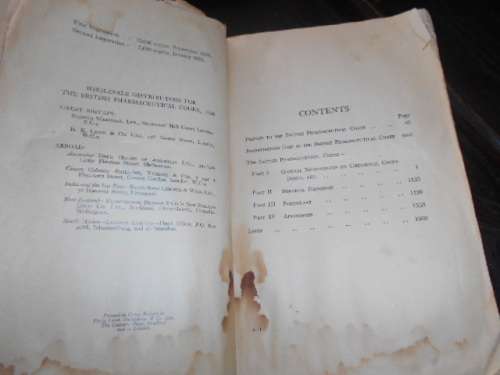 The British Pharmaceutical Codex 1934  :    2nd impres 1935 (chemist reference book 1768 pages