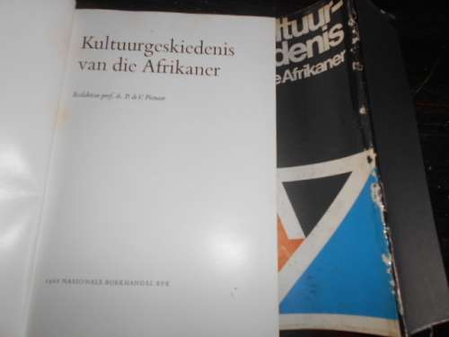 Kultuurgeskiedenis van die Afrikaner A-Z - Pienaar, prof dr P de V Pub Nas Boekhandel Beperk 1968