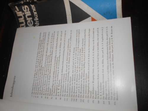 Kultuurgeskiedenis van die Afrikaner A-Z - Pienaar, prof dr P de V Pub Nas Boekhandel Beperk 1968