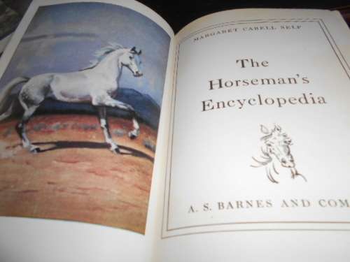 THE HORSEMAN`S ENCYCLOPEDIA - Margaret Cabell Self - AS Barnes & Company hardback