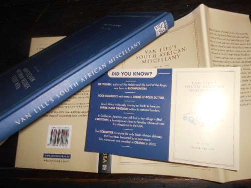 Van Lill`s South African Miscellany Hardcover 2004 1st ed Zebra Press