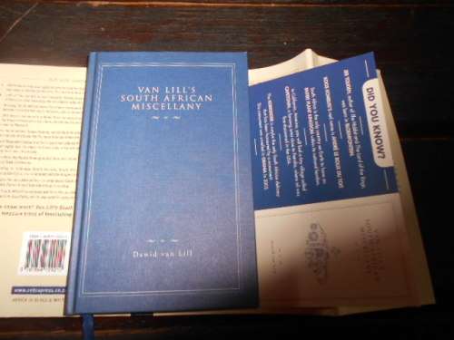 Van Lill`s South African Miscellany Hardcover 2004 1st ed Zebra Press