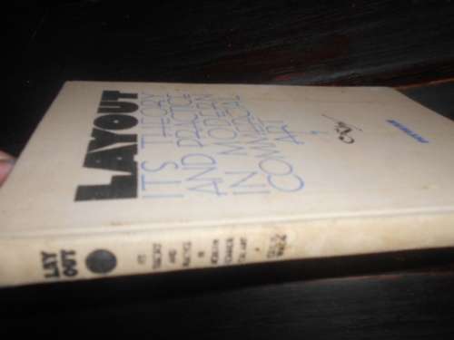 LAYOUT  THEORY & PRACTICE MODERN COMMERCIAL ART - PITMAN - Cecile Wade