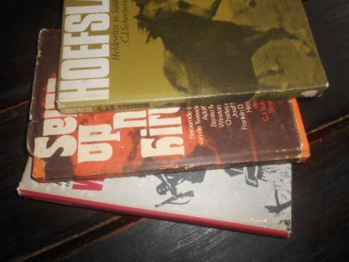 3 DR CJ SCHEEPERS STRYDOM boeke -  WIEKE VAN VUUR ,  7 oppad Hirosjima & Hoefslae helderitte
