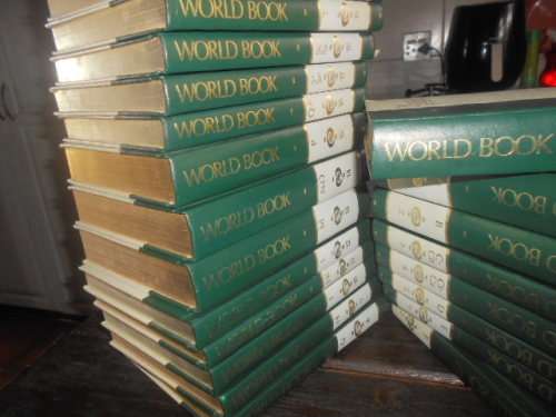 WORLD BOOK ENCYCLOPEDIA COMPLETE SET 22  PLUS 12 YEAR BOOKS  FROM 1971 TO 1990.