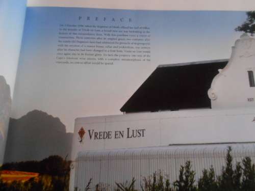 DEPUIS 1688 -  VREDE EN LUST -  R BOOM -Passionate for 300 years FARMS/FAMILIES