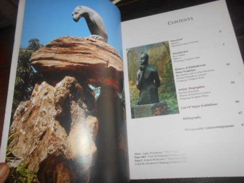 ZIMBABWE STONE CULTURE (HARARE) -  illus art NAT BOTANICAL INSTITUTE  KIRSTENBOSCH 1997 -