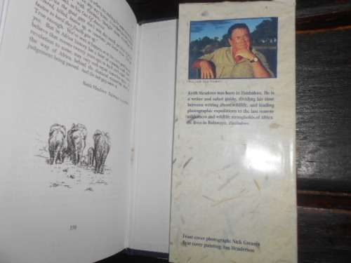 Keith Meadows - Sometimes when it rains - 1st ed in Zimbabwe 2000  illus hardback autographed
