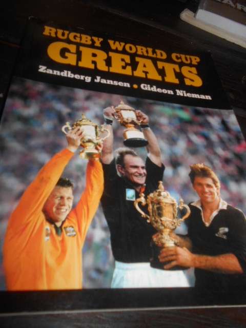 RUGBY WORD CUP GREATS - ZANDBERG JANSEN & GIDEON NIEMAN Tafelberg 1999