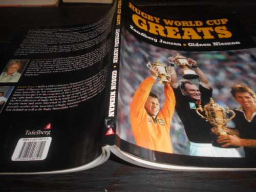 RUGBY WORD CUP GREATS - ZANDBERG JANSEN & GIDEON NIEMAN Tafelberg 1999