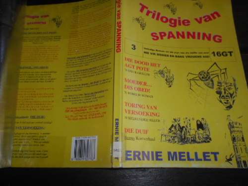 TRILOGIE VAN SPANNING - ERNIE MELLET  - 3 ROMANS 2004 sagteband
