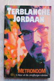 TERBLANCHE JORDAAN - METRONOOM - jongburger-rubrieke