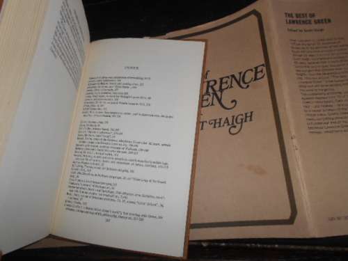 SCOTT HAIGH - THE BEST OF LAWRENCE GREEN (STORIES) 1974 BAILEY BROTHERS LONDEN