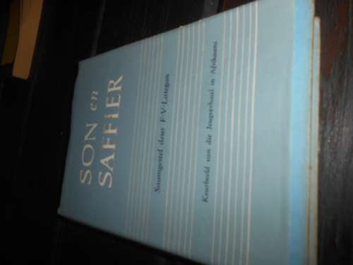 SON EN SAFFIER FV LATEGAN KERNBEELD - MOOISTE OU  JEUGVERHALE 1962