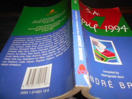 SA - 27 APRIL 1994, an authors` diary/ `n skrywersdagboek 1994  short/kort stories Sagteband